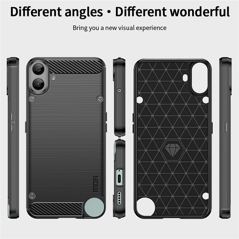 MOFI JK TPU Series-1 For Nothing CMF Phone 1 TPU Case Carbon Fiber Texture Phone Cover