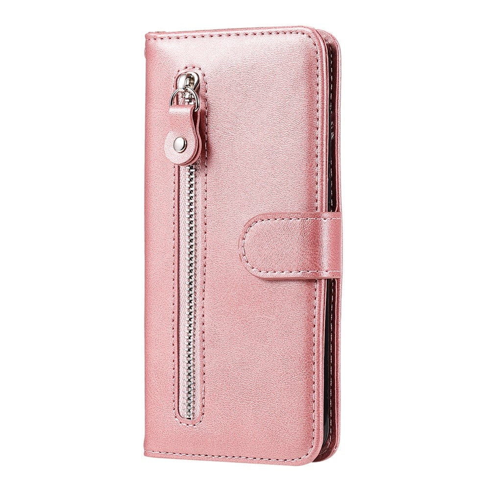 For Honor X6c 4G / X6b 4G Case Zipper Wallet Calf Texture PU Leather Phone Cover