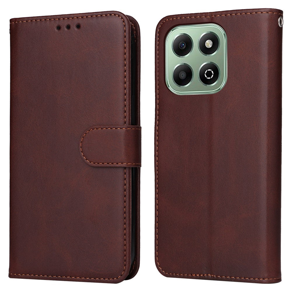 For Honor X6c 4G / X6b 4G Case PU Leather Phone Cover with Cash  /  Card Slots