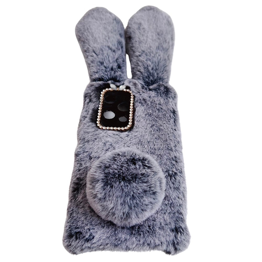 For Honor 200 Lite Case Shockproof Soft TPU Phone Cover Bunny Ears Furry