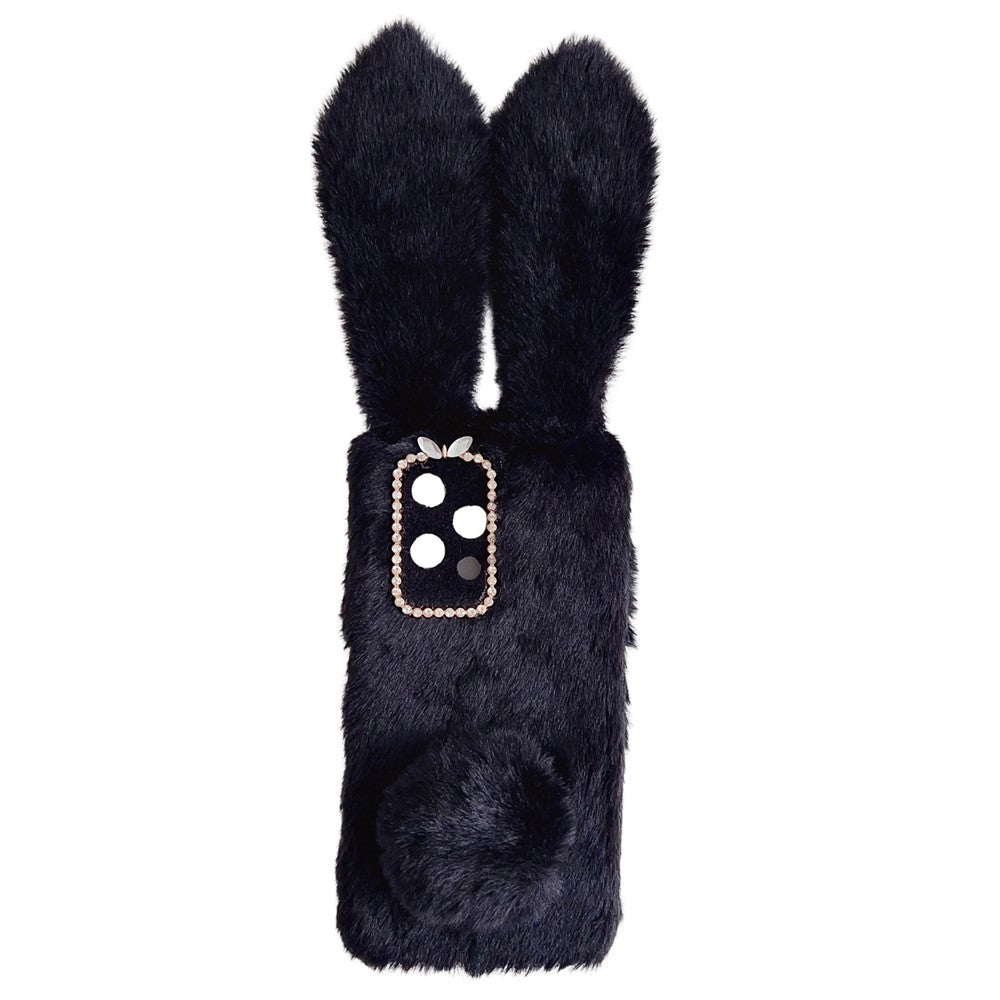 For Honor 200 Lite Case Shockproof Soft TPU Phone Cover Bunny Ears Furry