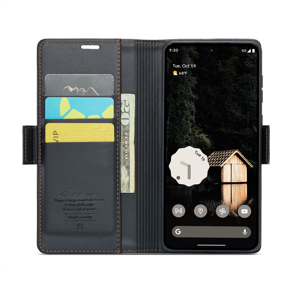 Pixel 9 Pro XL Glänzende Wallet-Hülle – RFID-Schutz & Ständer