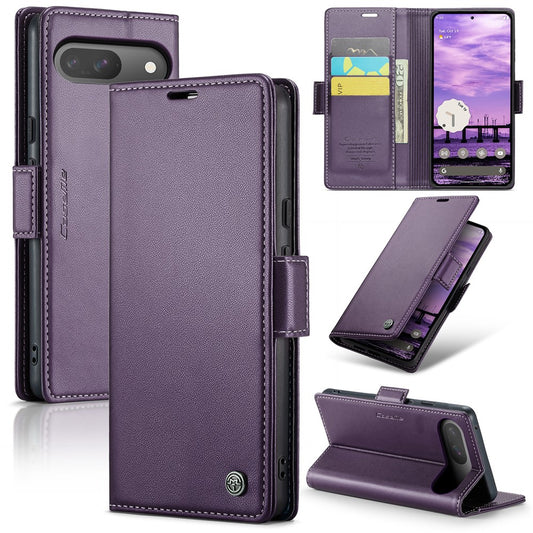 Pixel 10 Pro / 10 / 9 Pro / 9 Glänzende Wallet-Hülle – RFID-Schutz & Ständer