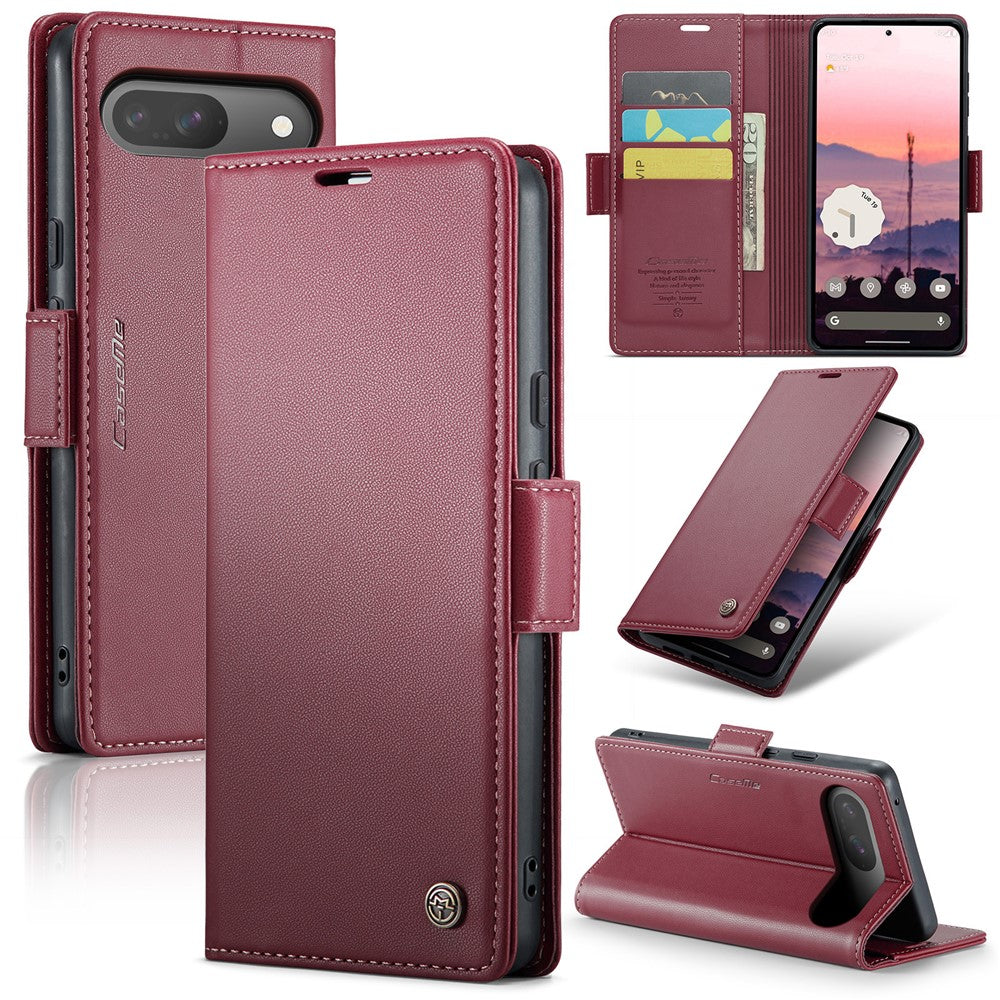 Pixel 10 Pro / 10 / 9 Pro / 9 Glänzende Wallet-Hülle – RFID-Schutz & Ständer