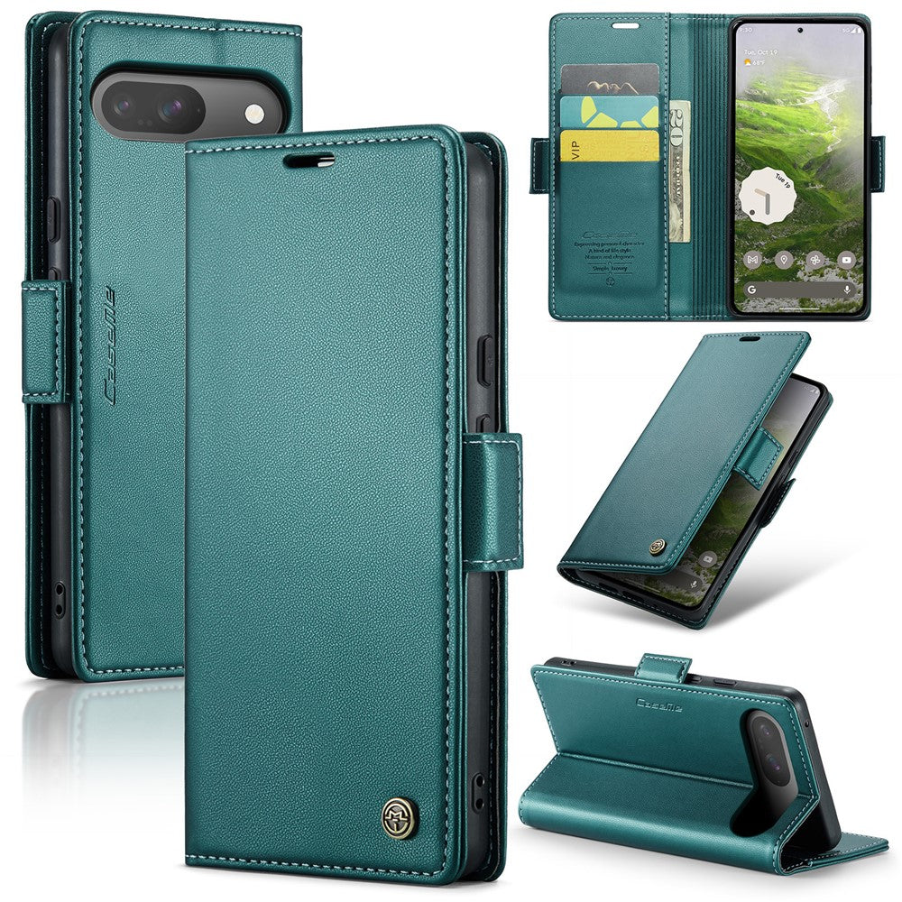 Pixel 10 Pro / 10 / 9 Pro / 9 Glänzende Wallet-Hülle – RFID-Schutz & Ständer