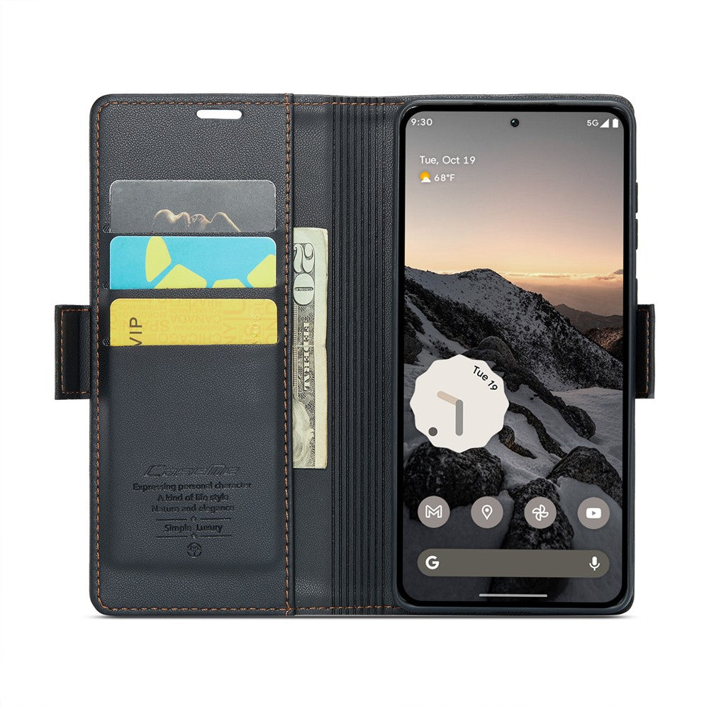 Pixel 10 Pro / 10 / 9 Pro / 9 Glänzende Wallet-Hülle – RFID-Schutz & Ständer