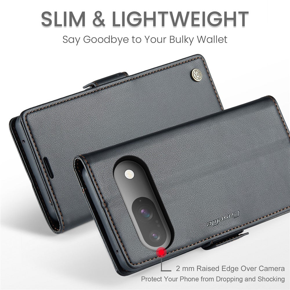 Pixel 10 Pro / 10 / 9 Pro / 9 Glänzende Wallet-Hülle – RFID-Schutz & Ständer