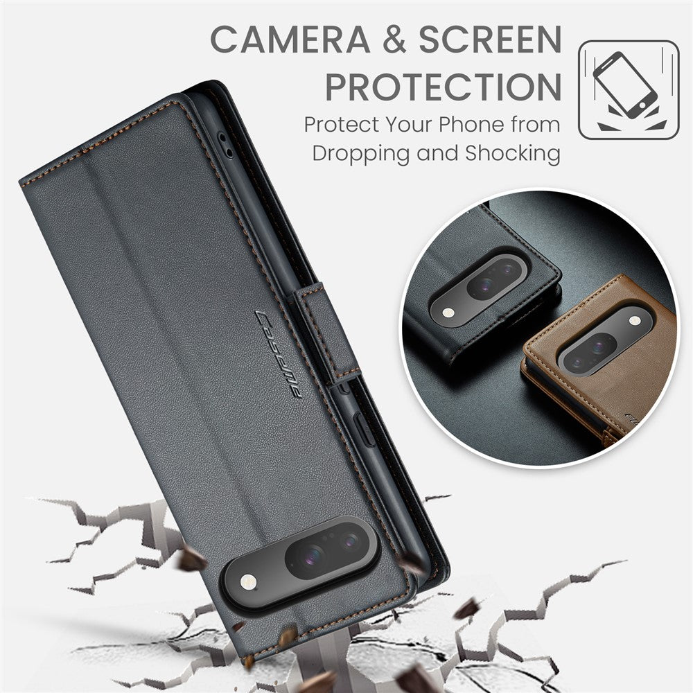 Pixel 10 Pro / 10 / 9 Pro / 9 Glänzende Wallet-Hülle – RFID-Schutz & Ständer