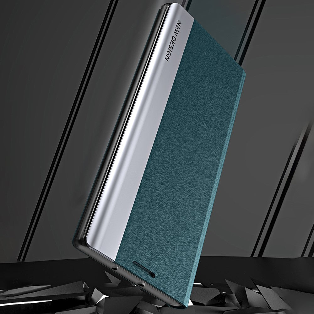 iPhone 16 Plus Klappbare Hülle – elegant, stoßfest, mit Ständer & galvanisierter Oberfläche