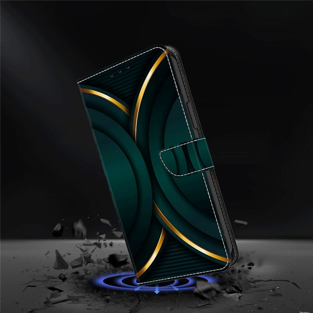 iPhone 16 Pro Max Wallet-Hülle – Mit 3D-Muster, Kartenfächer & Ständer
