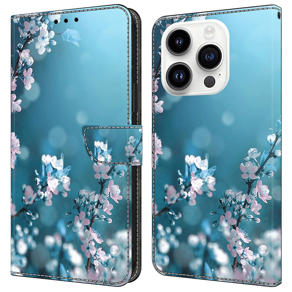 iPhone 16 Pro Max Wallet-Hülle – Mit 3D-Muster, Kartenfächer & Ständer