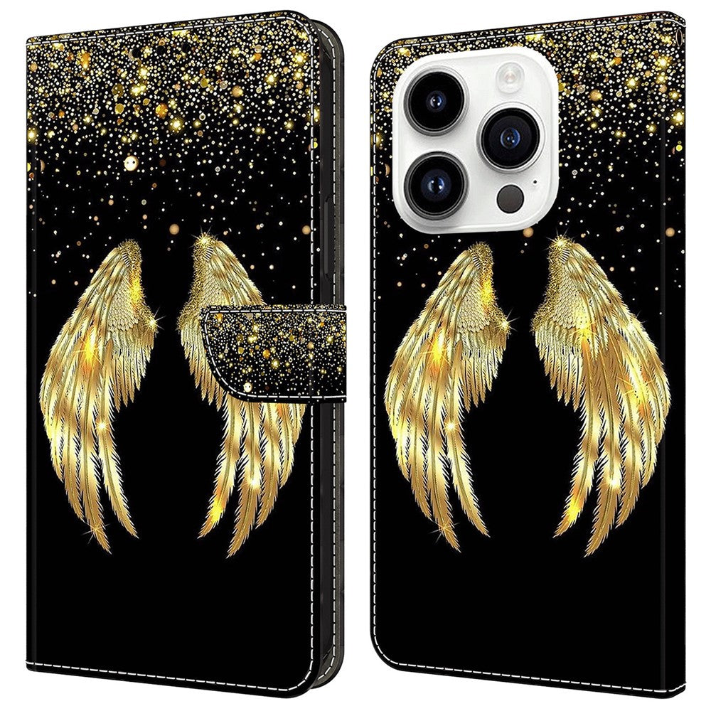 iPhone 16 Pro Max Wallet-Hülle – Mit 3D-Muster, Kartenfächer & Ständer