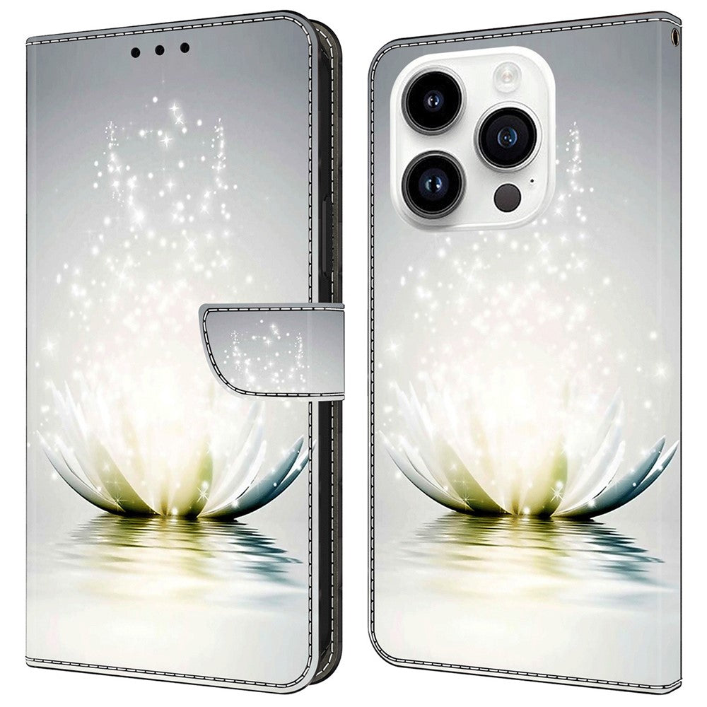 iPhone 16 Pro Max Wallet-Hülle – Mit 3D-Muster, Kartenfächer & Ständer