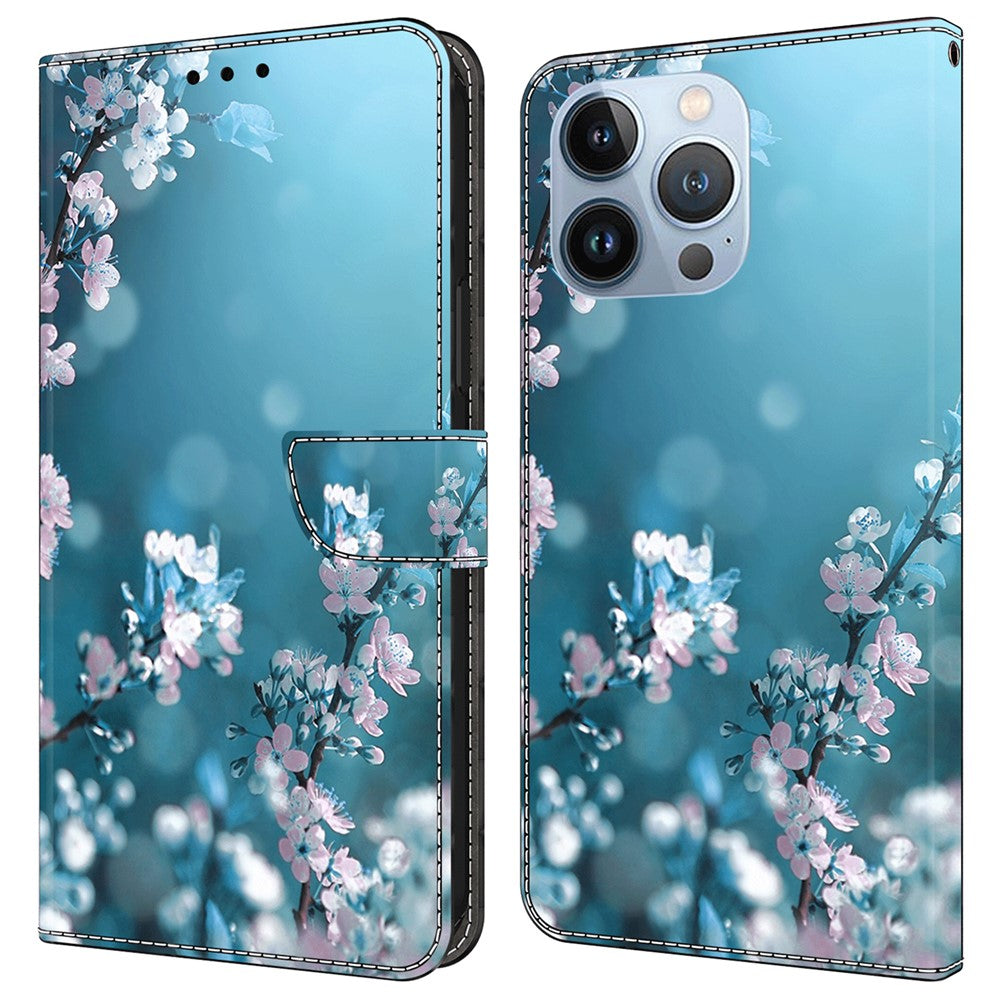 iPhone 16 Pro Wallet-Hülle – Mit 3D-Muster, Kartenfächer & Ständer