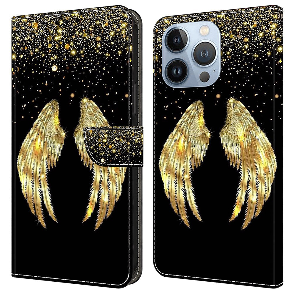 iPhone 16 Pro Wallet-Hülle – Mit 3D-Muster, Kartenfächer & Ständer