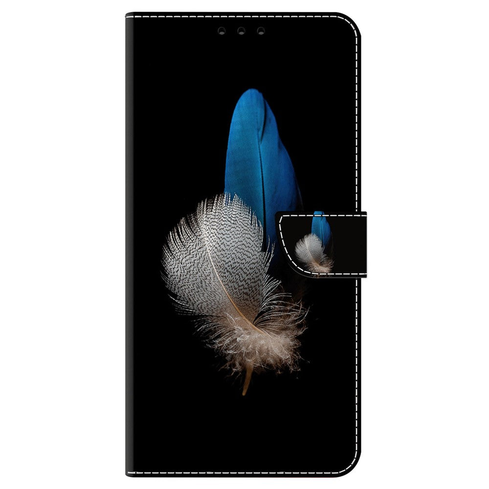 iPhone 16 Wallet-Hülle – Mit 3D-Muster, Kartenfächer & Ständer