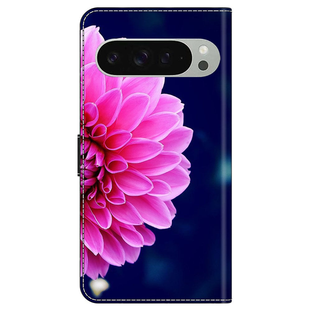 Pixel 9 / 9 Pro Wallet-Hülle – Mit 3D-Muster, Kartenfächer & Ständer