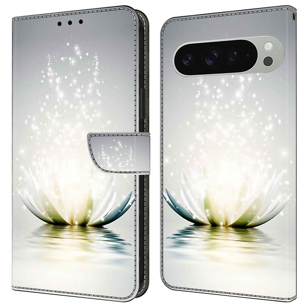 Pixel 9 / 9 Pro Wallet-Hülle – Mit 3D-Muster, Kartenfächer & Ständer