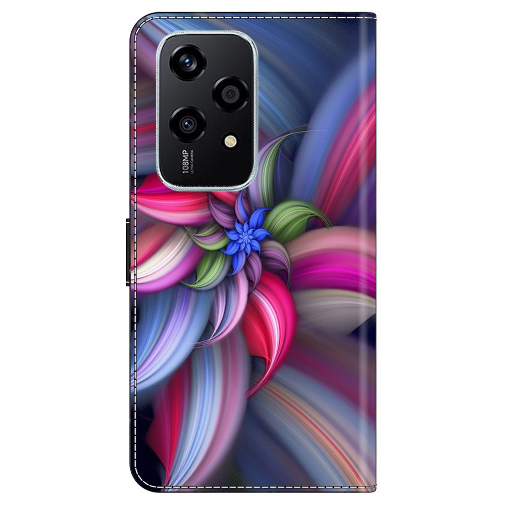 For Honor 200 Lite Case 3D Pattern PU Leather Wallet Phone Cover with Stand