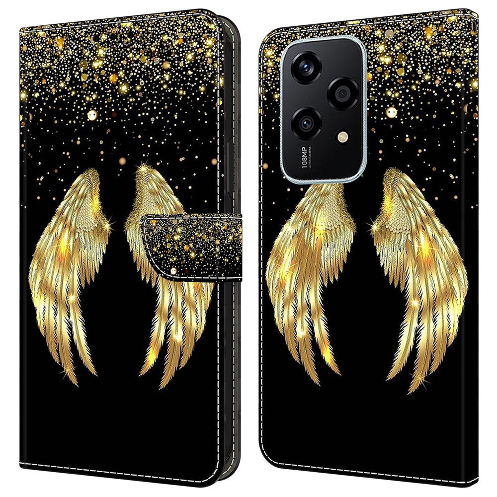 For Honor 200 Lite Case 3D Pattern PU Leather Wallet Phone Cover with Stand