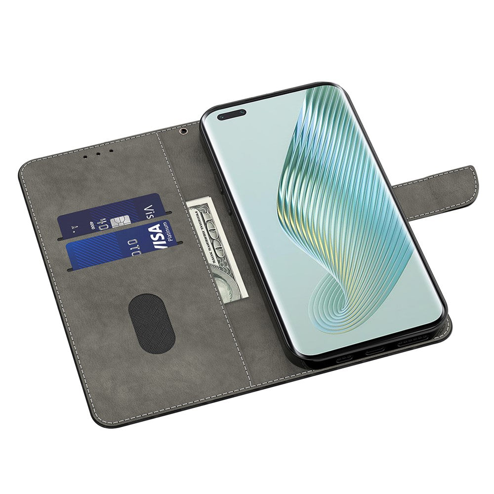For Honor 200 Lite Wallet Case Magnetic Clasp 3D Pattern Leather Phone Cover