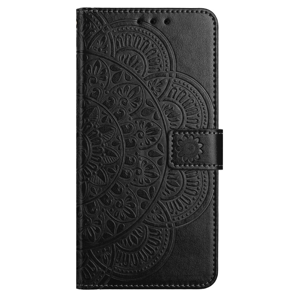 For Honor 200 Lite Leather Case with Card Slots Mandala Pattern Phone Cover Stand