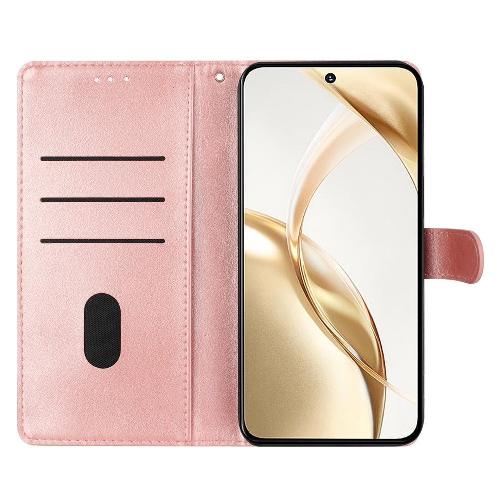 For Honor 200 Lite Wallet Phone Case Butterfly Floral Imprint Leather Flip Cover