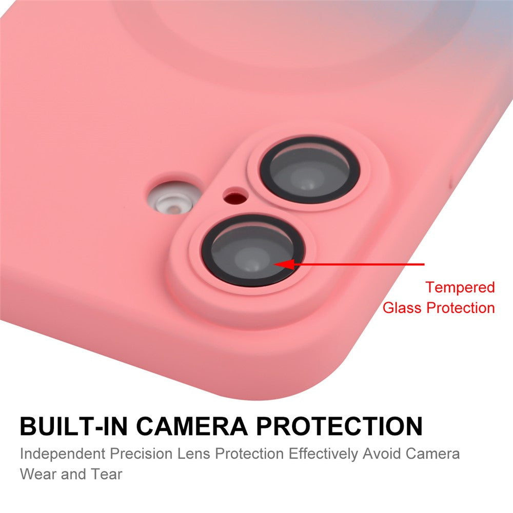 iPhone 16 Silikon-Hülle – Mit Farbverlauf & Magnetisch