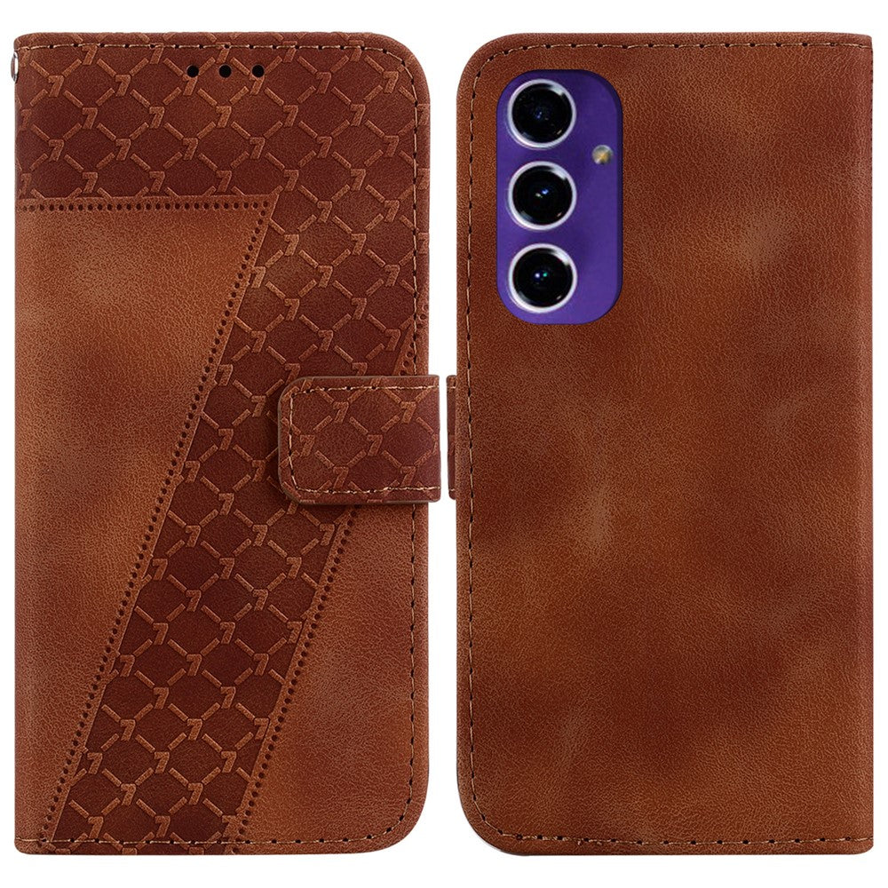 Galaxy A16 5G/4G Leder-Wallet-Hülle – Mit Prägung & Ständer