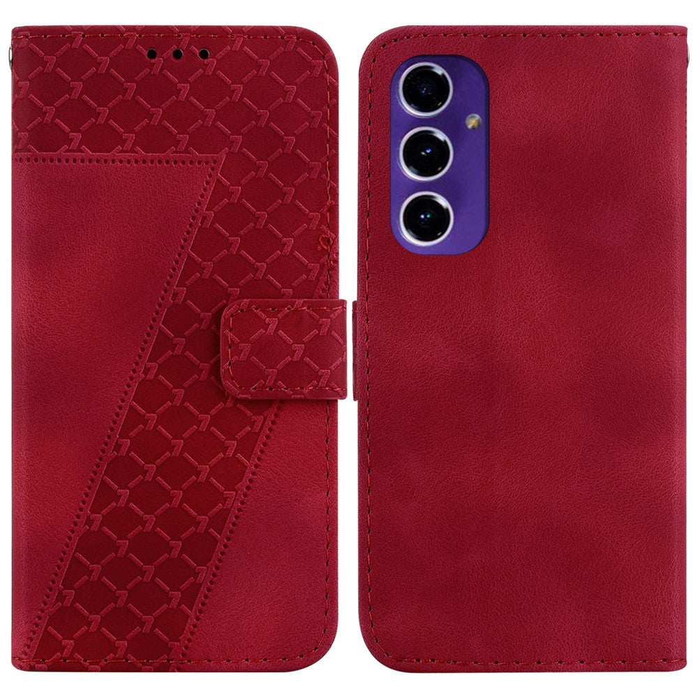 Galaxy A16 5G/4G Leder-Wallet-Hülle – Mit Prägung & Ständer
