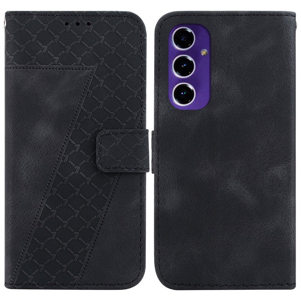 Galaxy A16 5G/4G Leder-Wallet-Hülle – Mit Prägung & Ständer