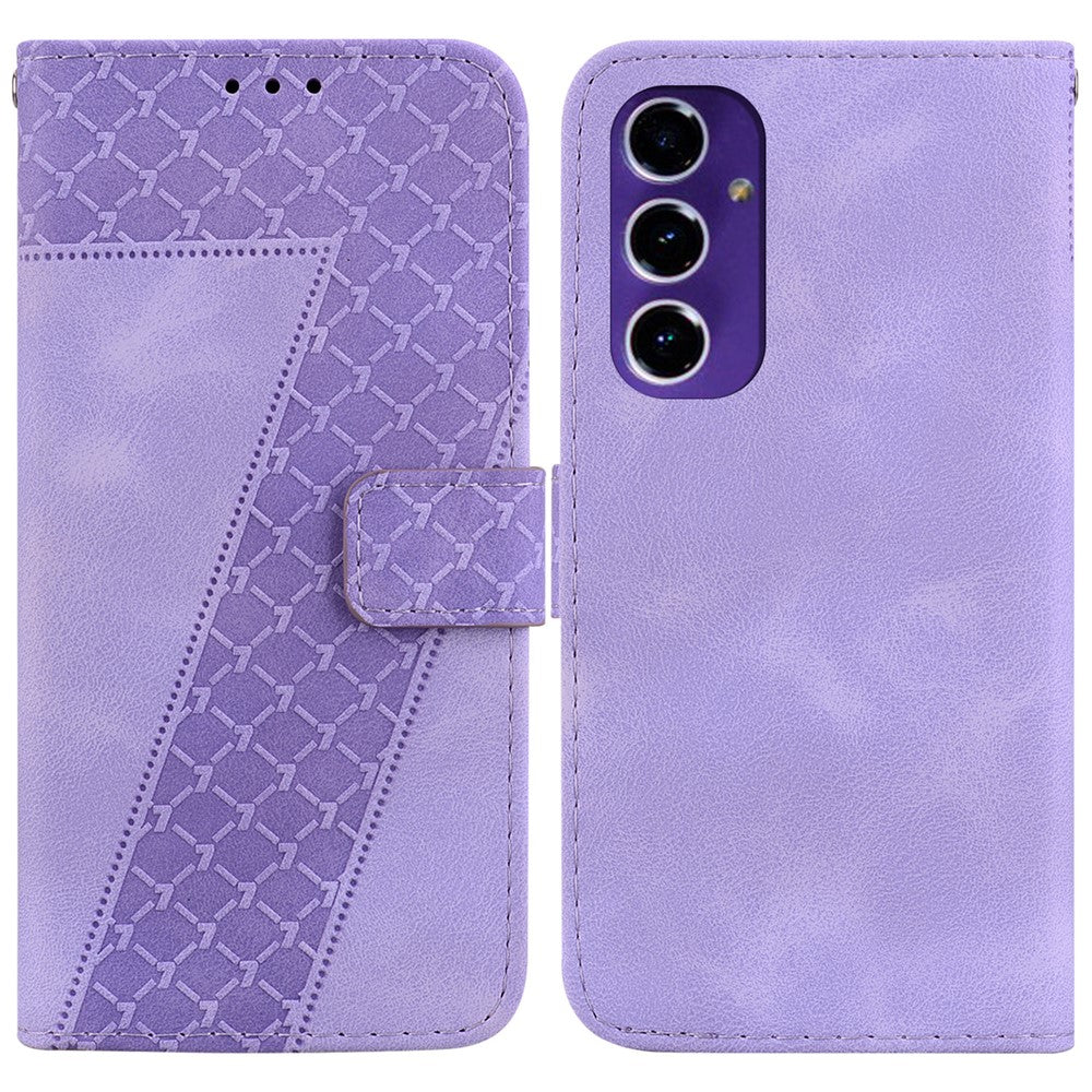 Galaxy A16 5G/4G Leder-Wallet-Hülle – Mit Prägung & Ständer