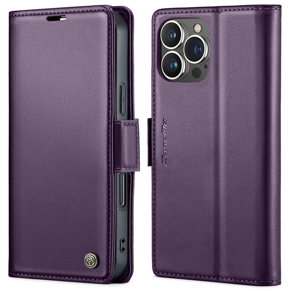 iPhone 16 Pro Max Glänzende Wallet-Hülle – RFID-Schutz & Ständer