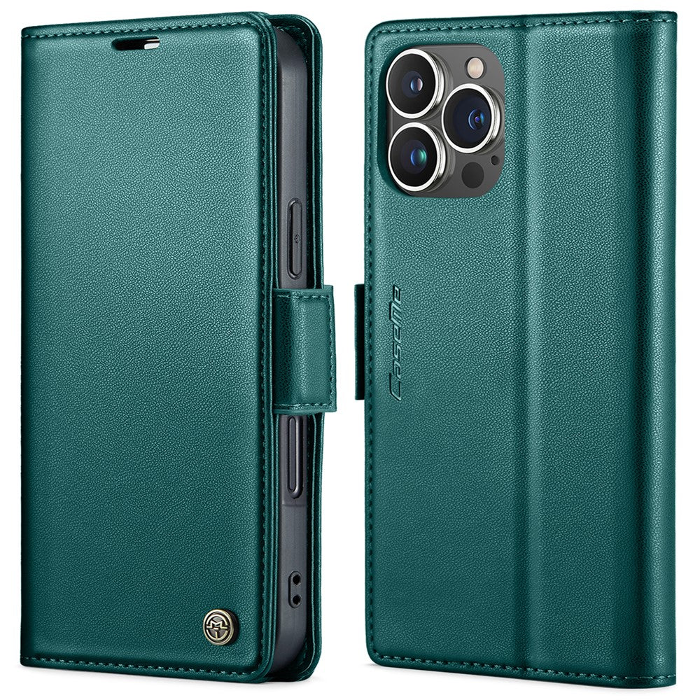 iPhone 16 Pro Glänzende Wallet-Hülle – RFID-Schutz & Ständer