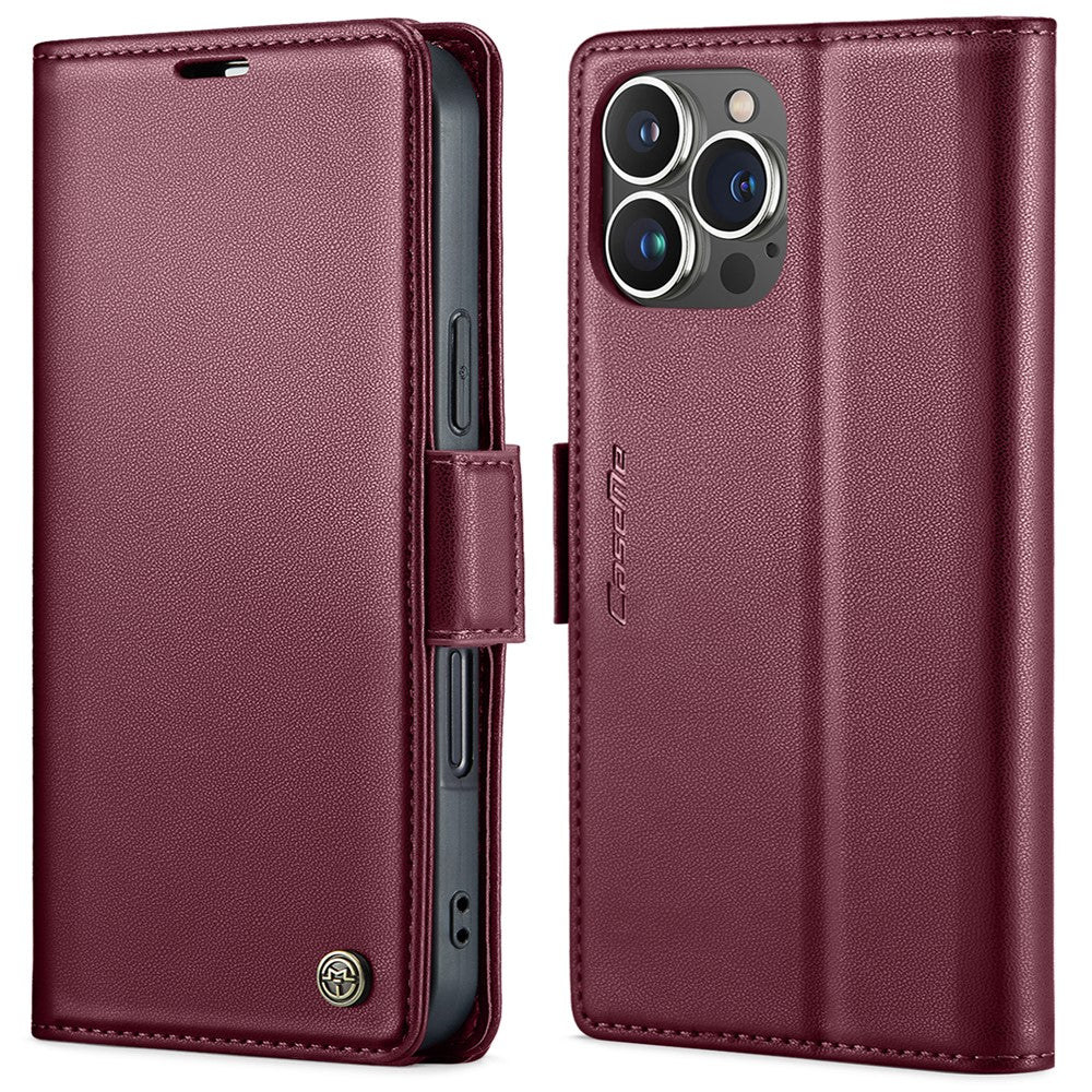 iPhone 16 Pro Glänzende Wallet-Hülle – RFID-Schutz & Ständer