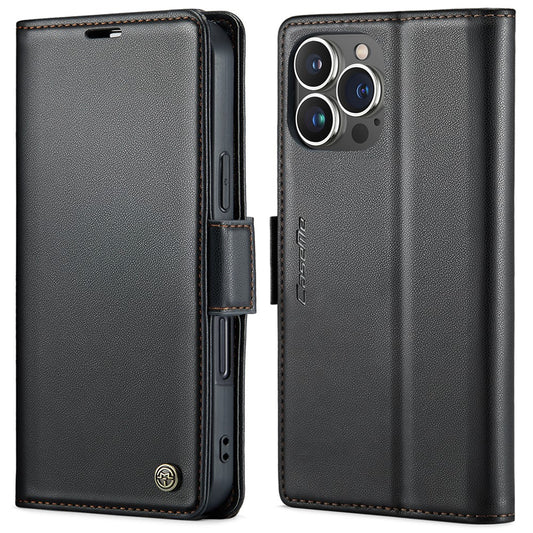 iPhone 16 Pro Glänzende Wallet-Hülle – RFID-Schutz & Ständer