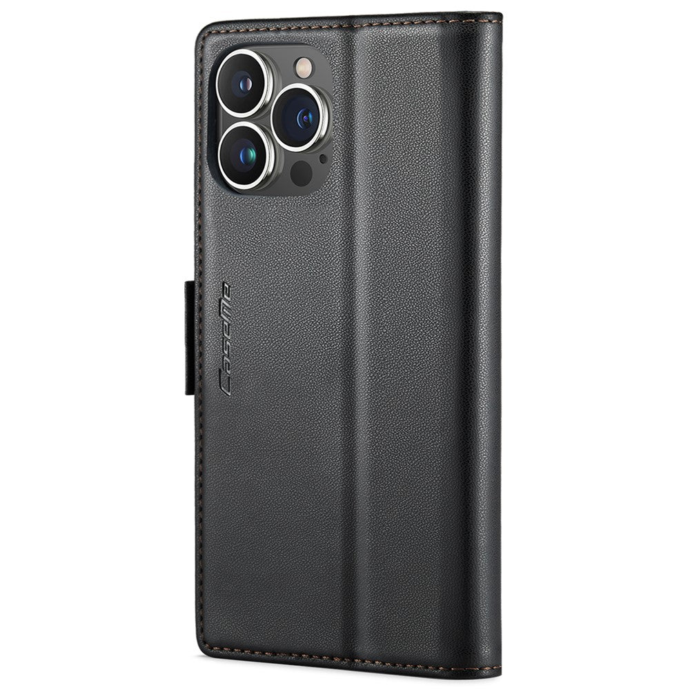 iPhone 16 Pro Glänzende Wallet-Hülle – RFID-Schutz & Ständer
