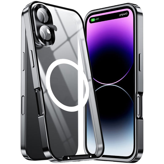iPhone 16 Magnetische Hülle mit Metallkante & Kameraschutz
