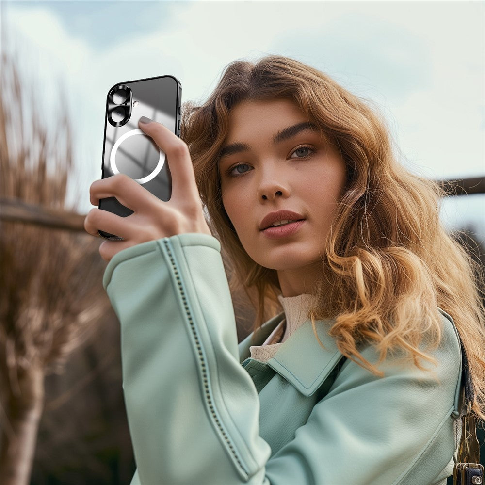 iPhone 16 Magnetische Hülle mit Metallkante & Kameraschutz