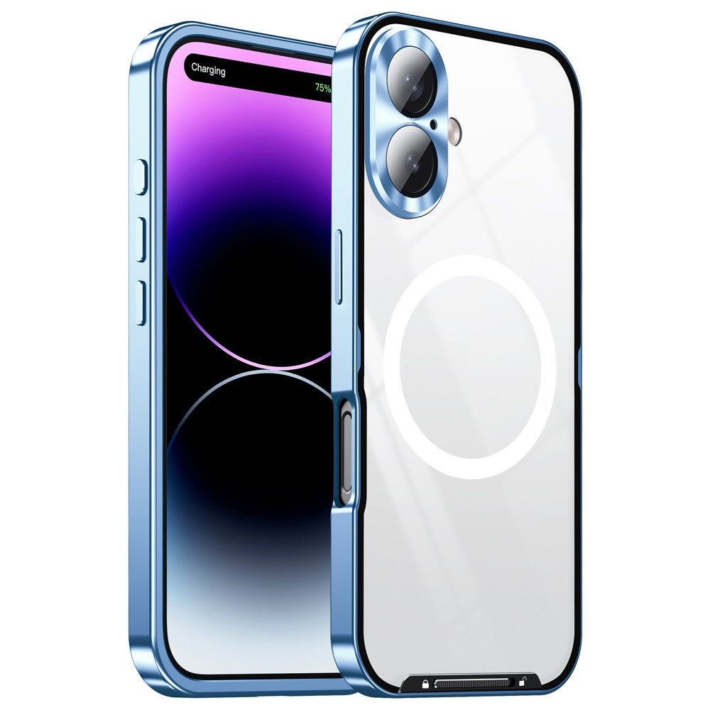 iPhone 16 Magnetische Hülle mit Metallkante & Kameraschutz