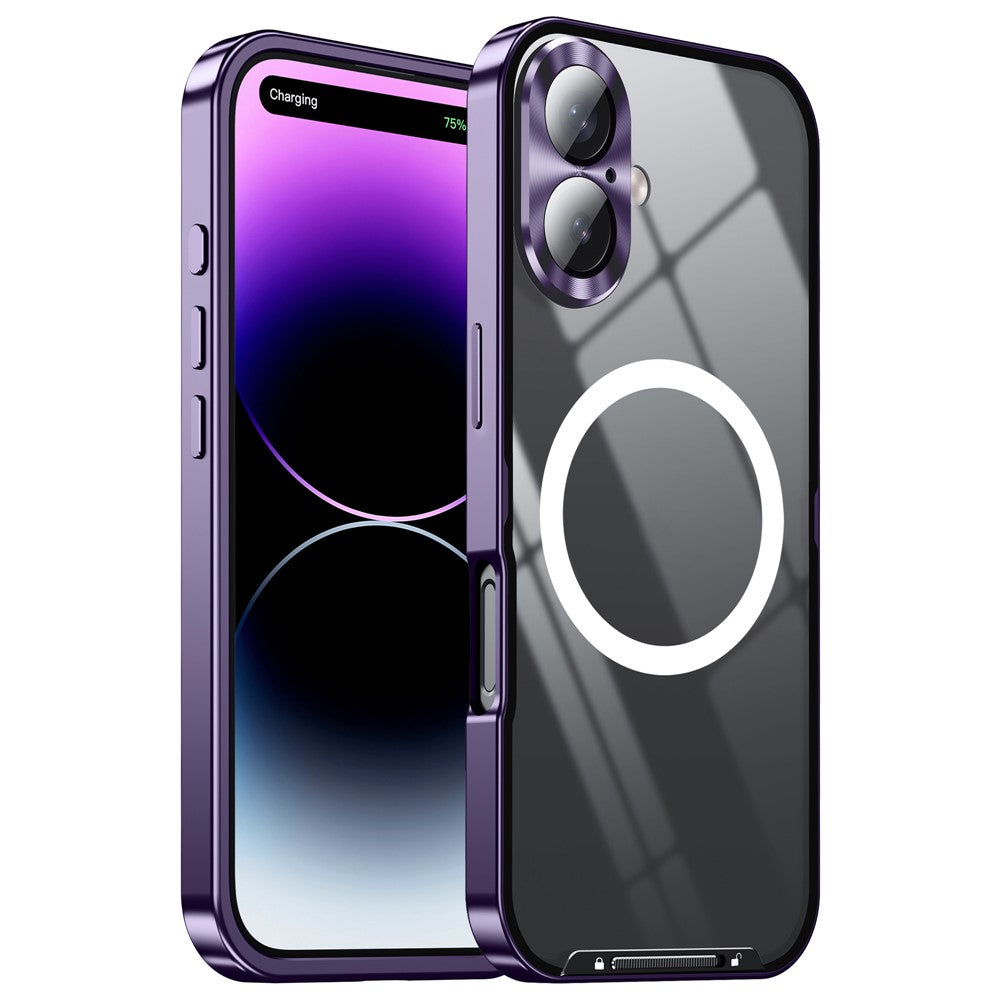 iPhone 16 Magnetische Hülle mit Metallkante & Kameraschutz