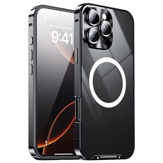 iPhone 16 Pro Magnetische Hülle mit Metallkante & Kameraschutz