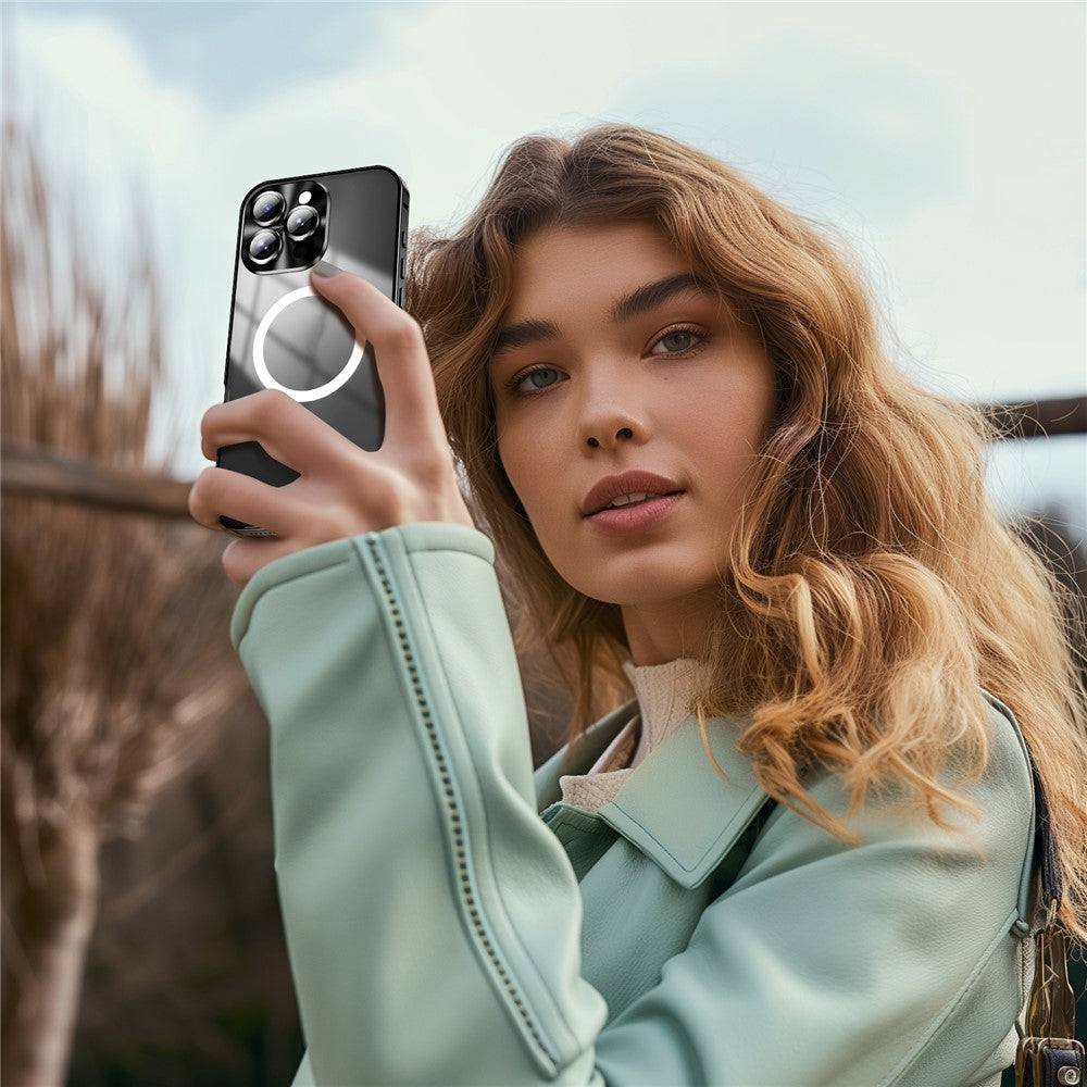 iPhone 16 Pro Magnetische Hülle mit Metallkante & Kameraschutz