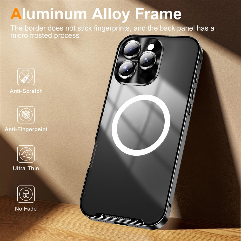 iPhone 16 Pro Magnetische Hülle mit Metallkante & Kameraschutz