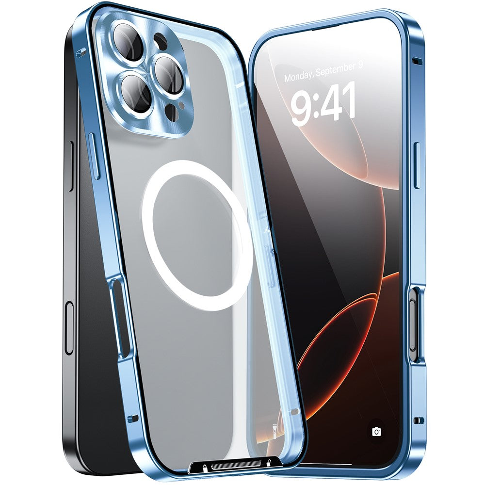 iPhone 16 Pro Magnetische Hülle mit Metallkante & Kameraschutz