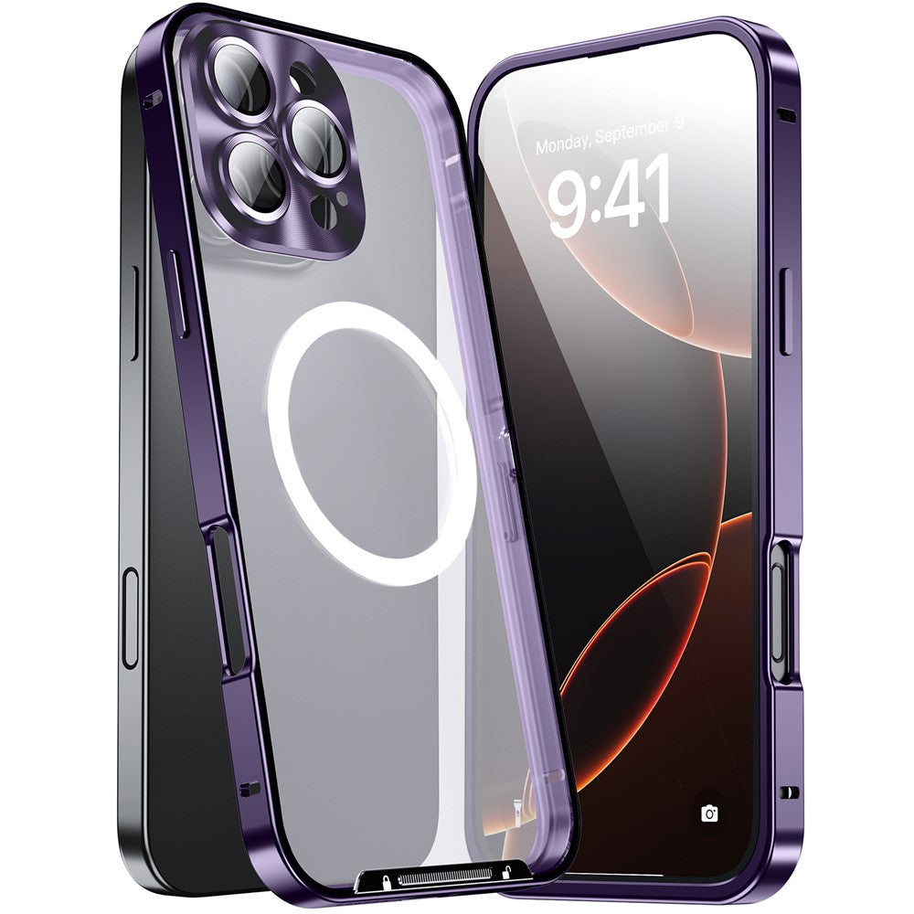 iPhone 16 Pro Magnetische Hülle mit Metallkante & Kameraschutz
