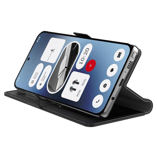 Nothing CMF Phone 1 Wallet-Handyhülle – Aus PU-Leder mit Ständer, Kartenhalter & Spiegel