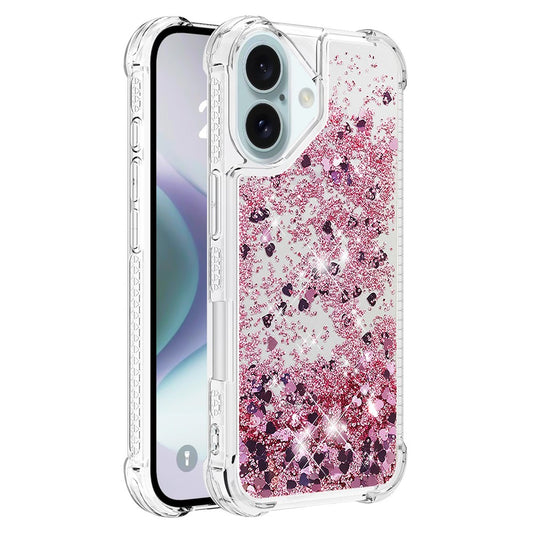 iPhone 16 Glitzer-Hülle – Stoßfest & mit Treibsand