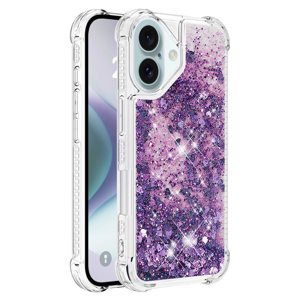 iPhone 16 Glitzer-Hülle – Stoßfest & mit Treibsand