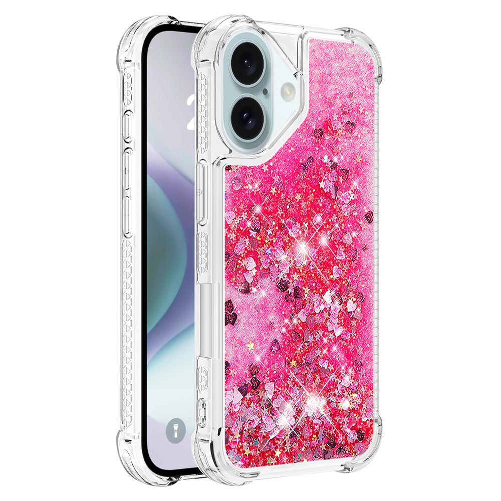 iPhone 16 Glitzer-Hülle – Stoßfest & mit Treibsand